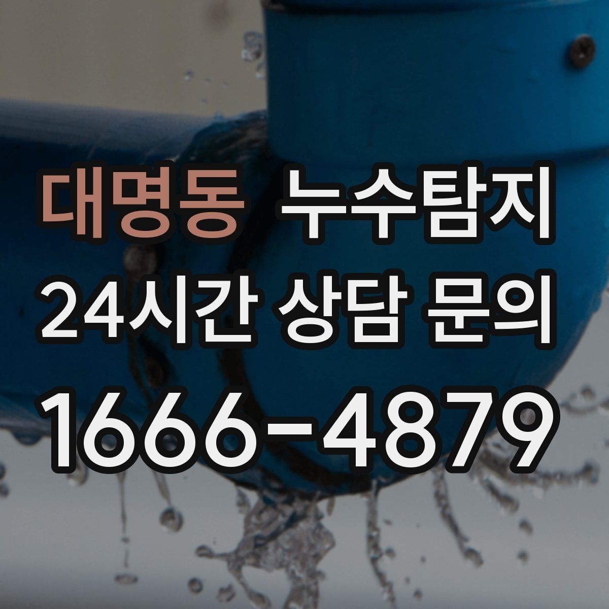 대명동 누수탐지 줄눈 보수로 마무리한 후기