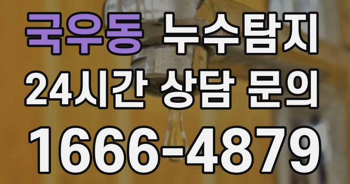하수구막힘