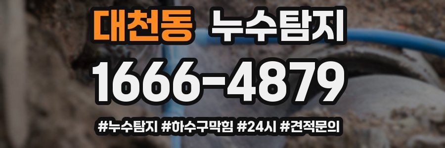 누수닥터 누수탐지