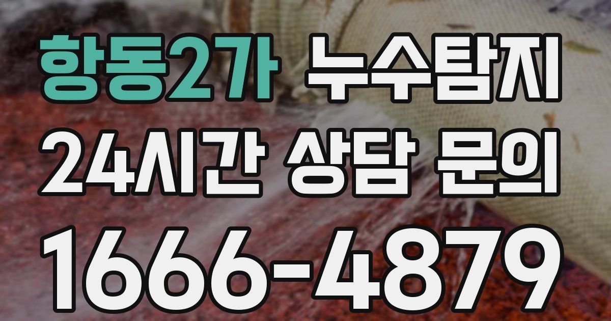 하수구막힘