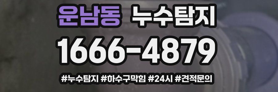 누수닥터 누수탐지