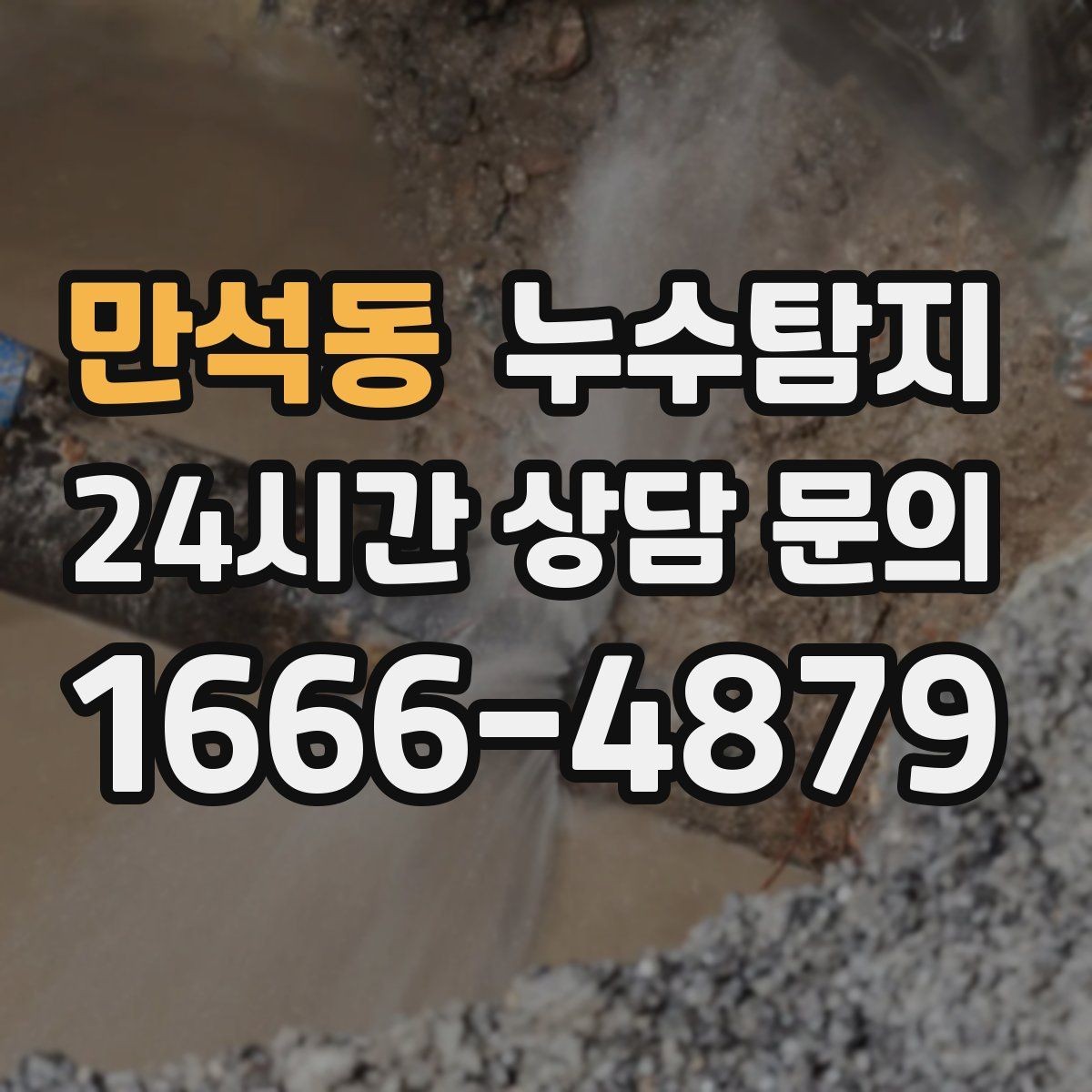 만석동 누수탐지 반려가정 배려 점검 후기