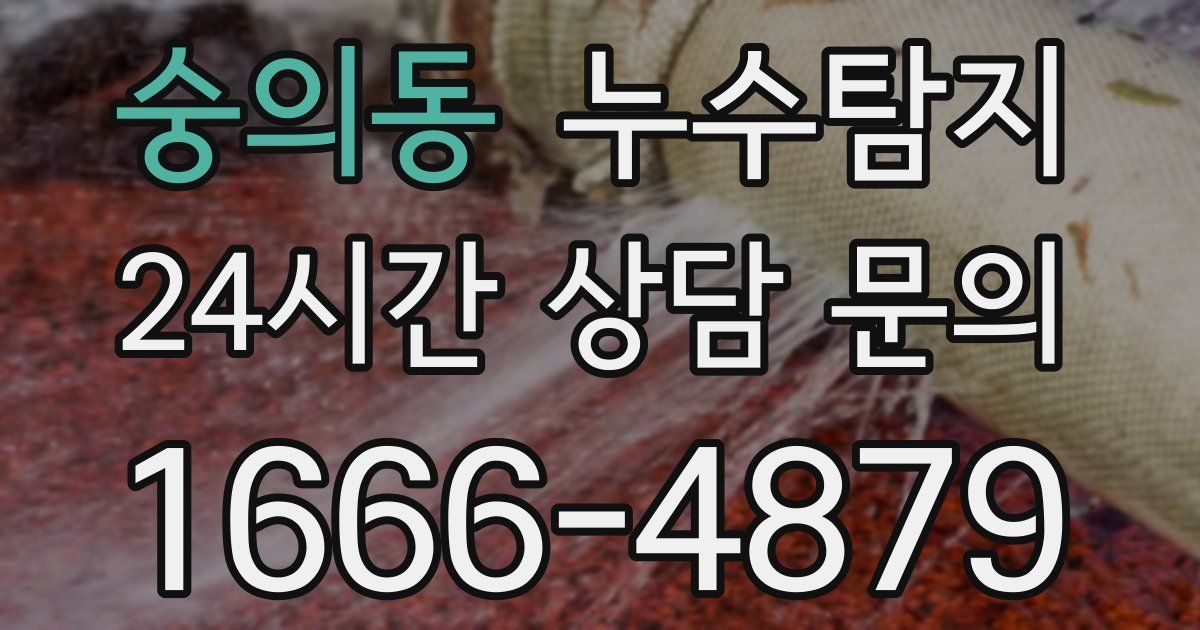 하수구막힘