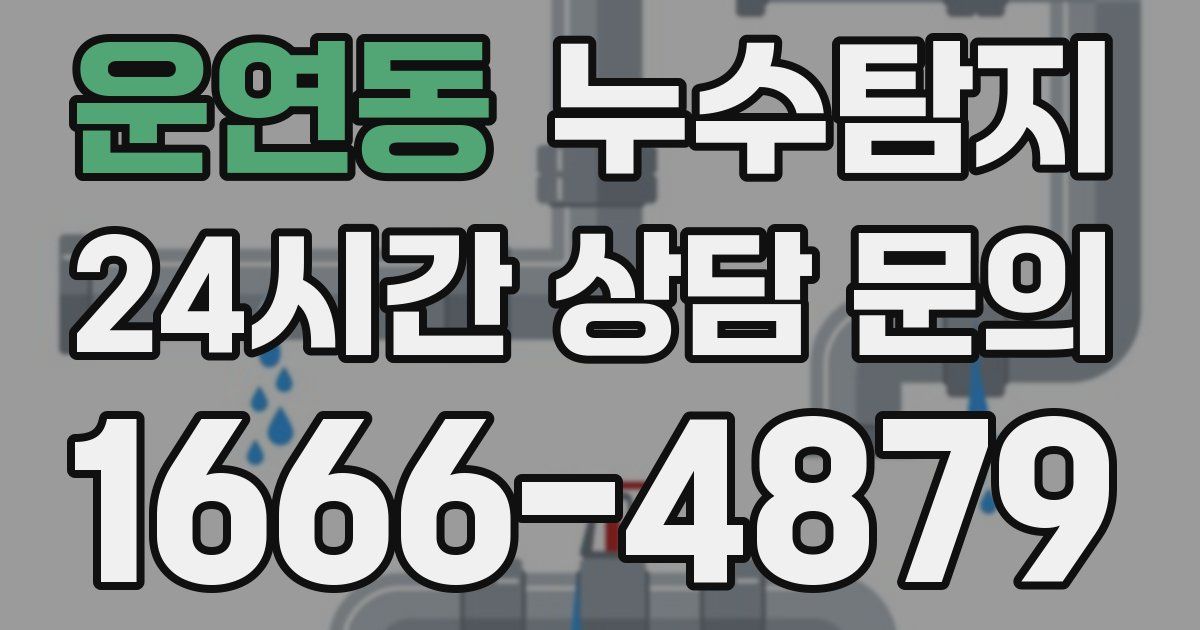 하수구막힘
