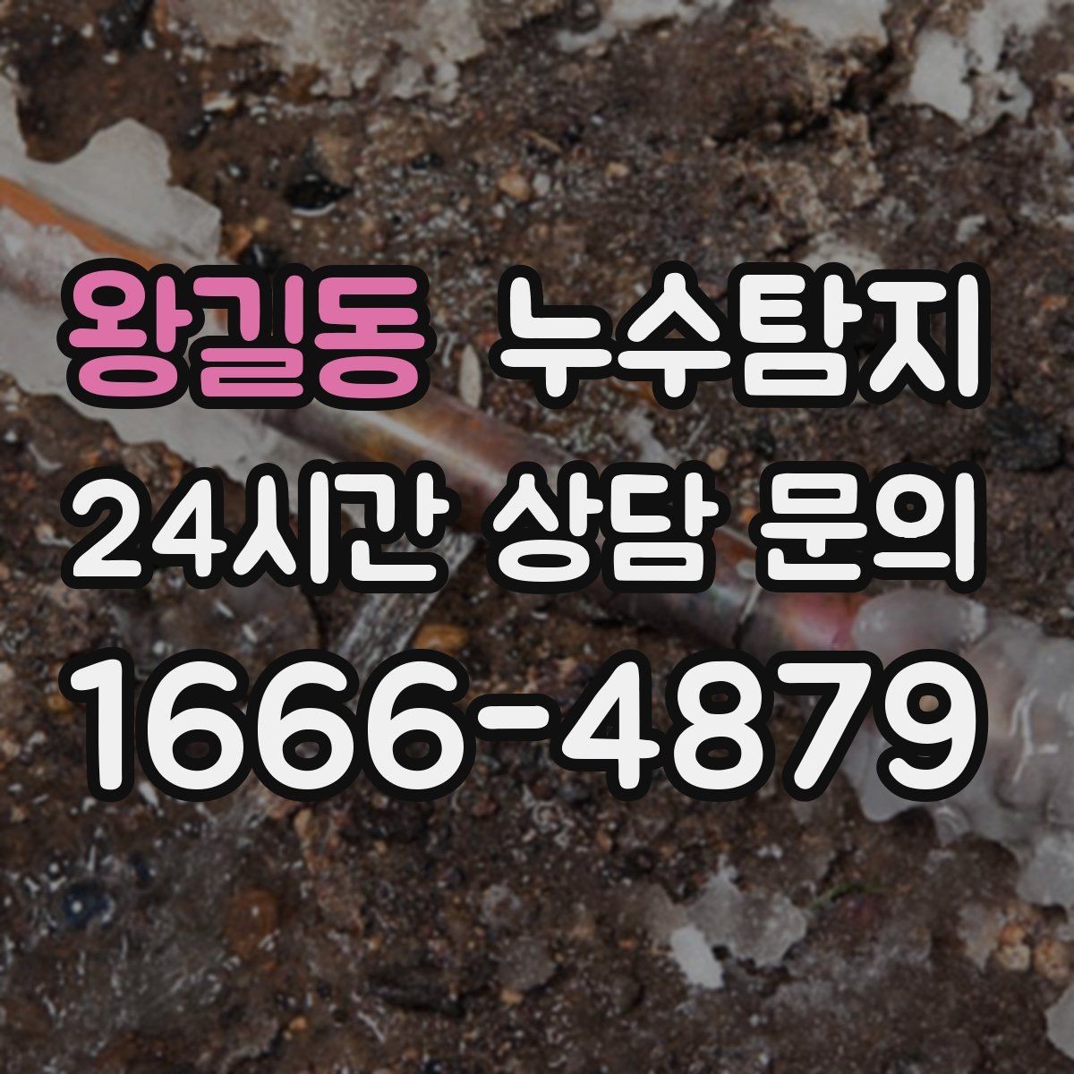 왕길동 누수탐지 현관 주변 습기 원인 제거 과정