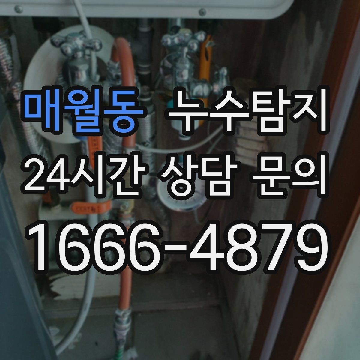 매월동 누수탐지 건조기 배기 주변 결로 구분을 위해