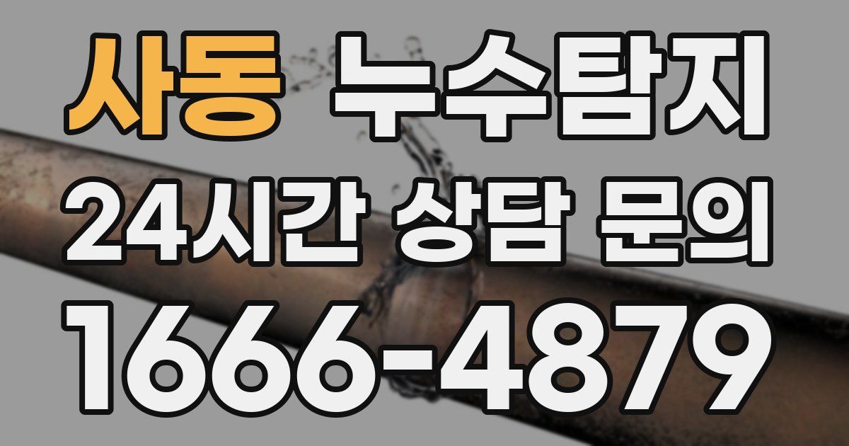하수구막힘