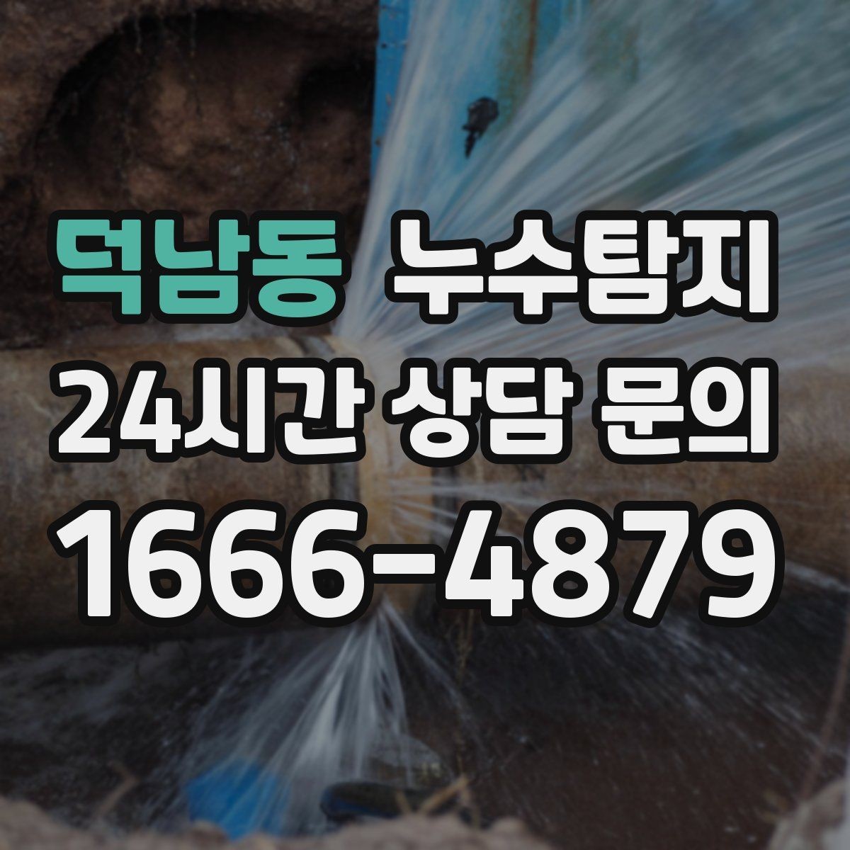 덕남동 누수탐지 벽체 내부 소리로 찾은 단서