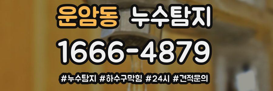 누수닥터 누수탐지