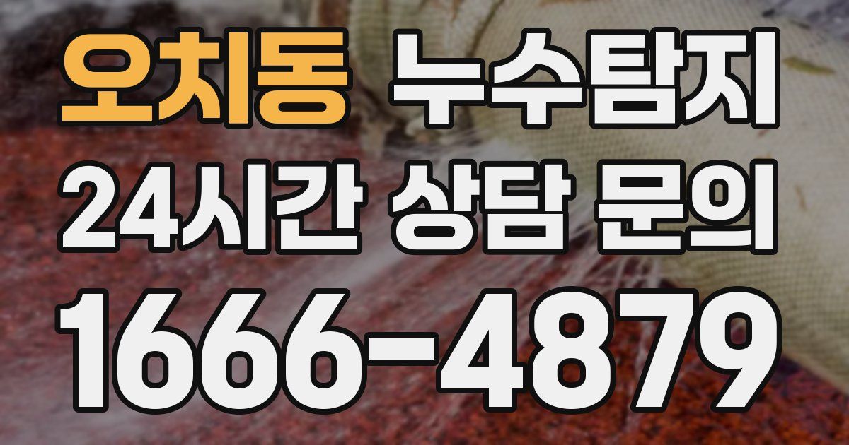 하수구막힘