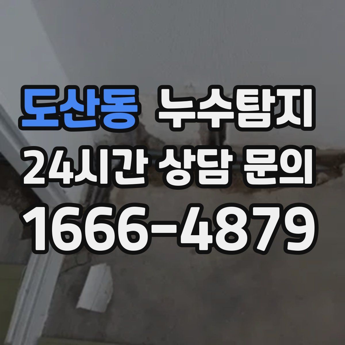 도산동 누수탐지 벽체 내부 소리로 찾은 단서