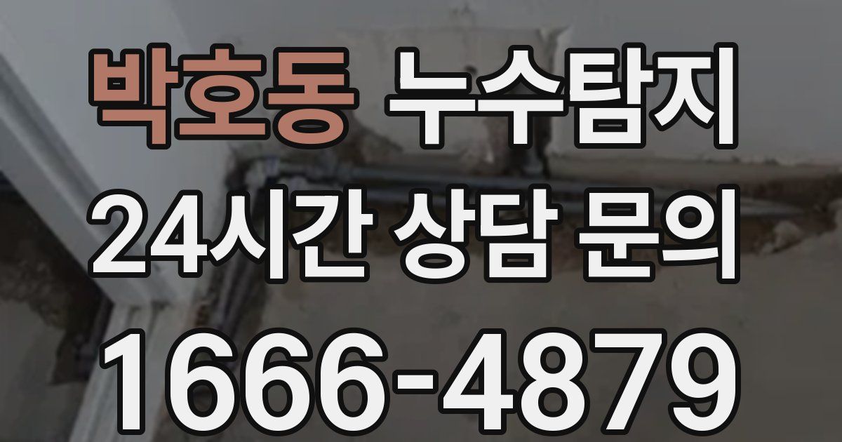 하수구막힘