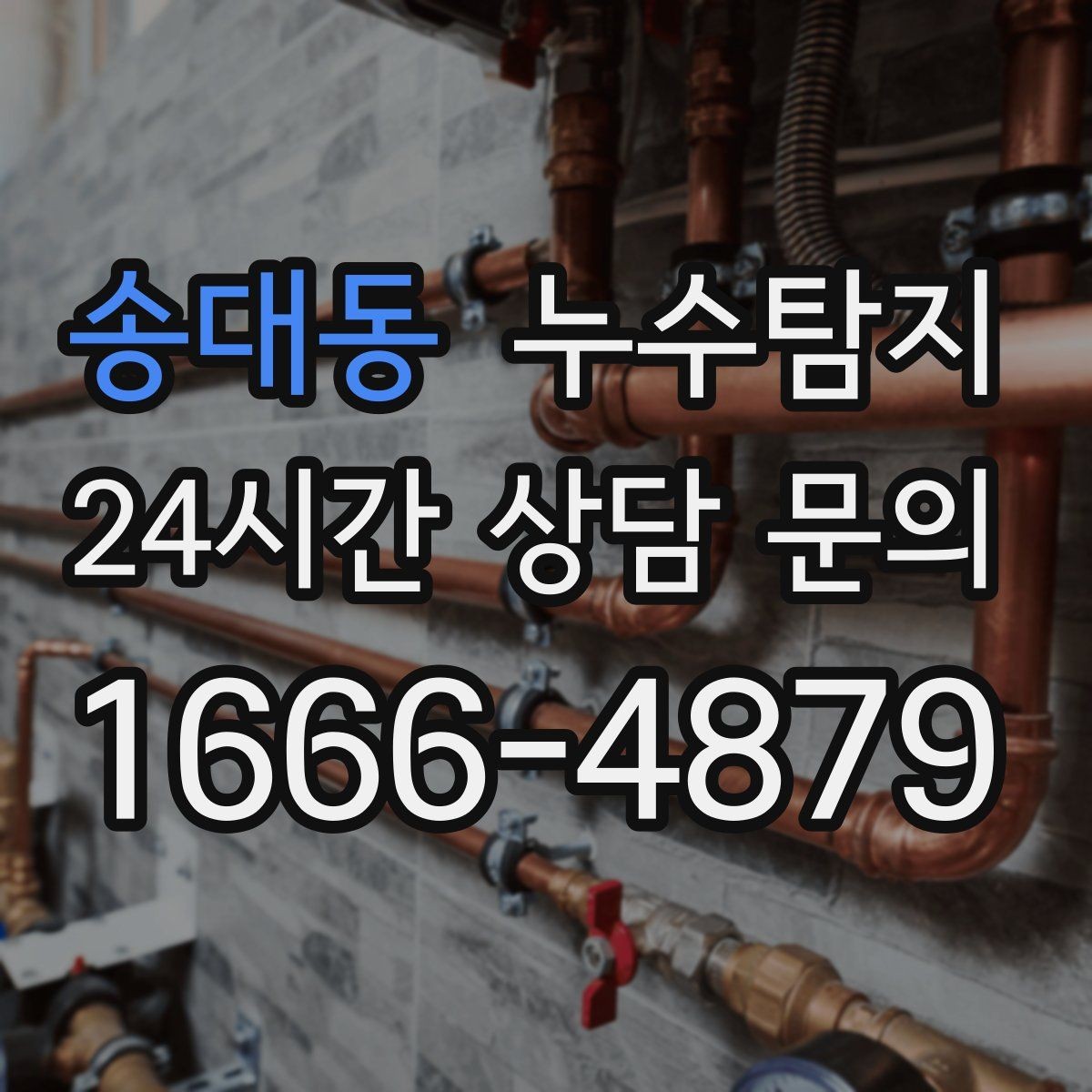 송대동 누수탐지 우리집 물자국 원인부터 해결까지