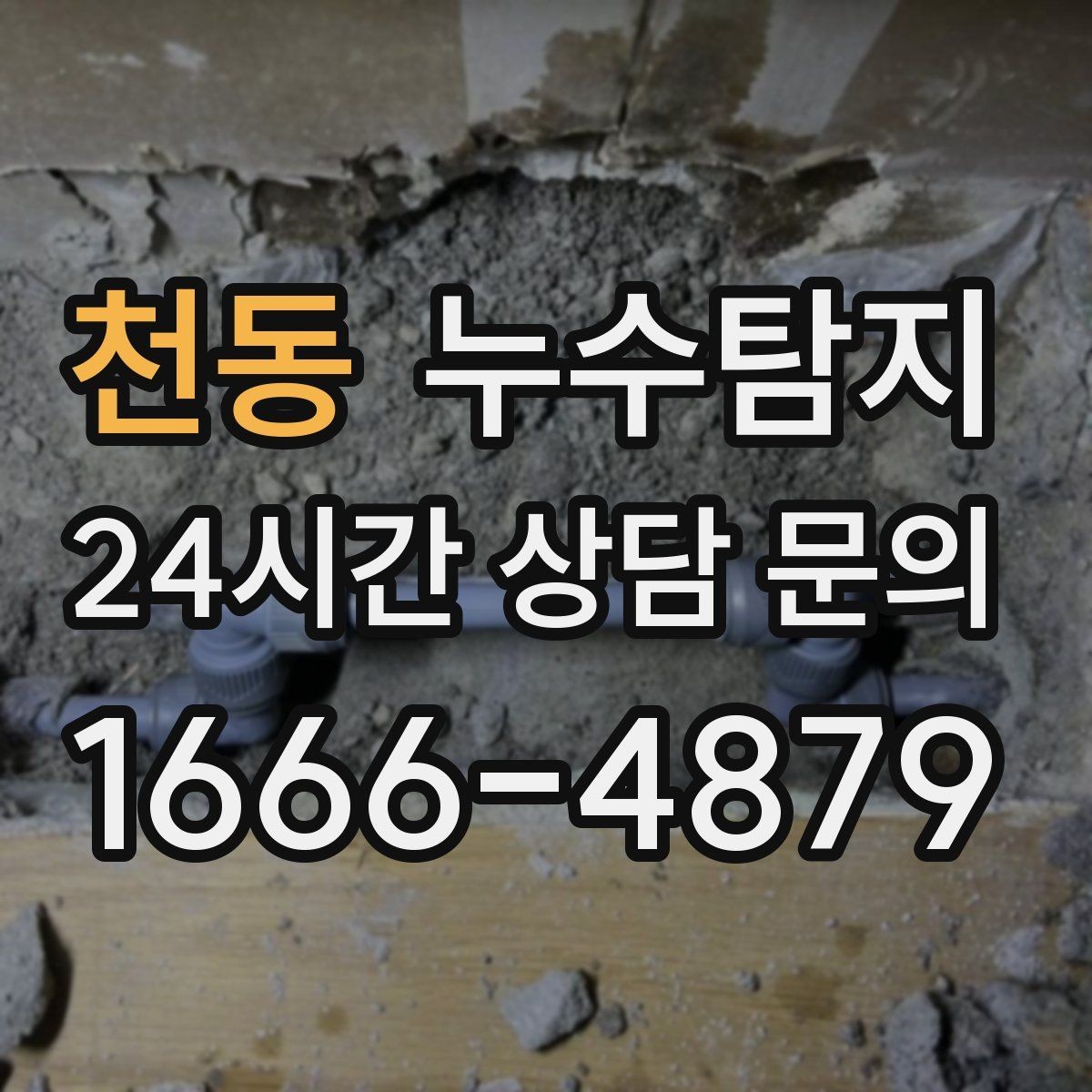 천동 누수탐지 새집 곰팡이 원인 차단