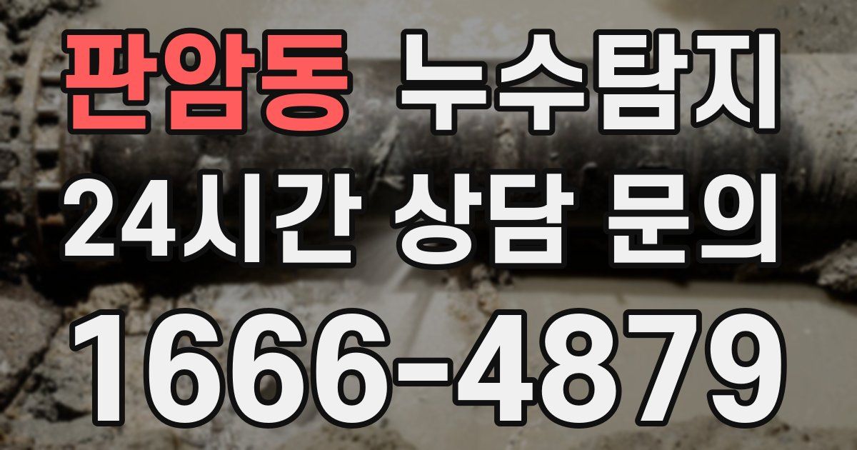 하수구막힘