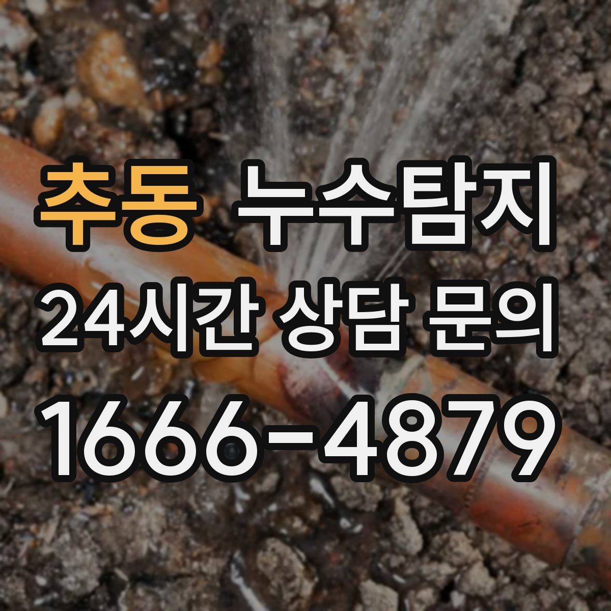 추동 누수탐지 사진 기록 습관이 준 도움