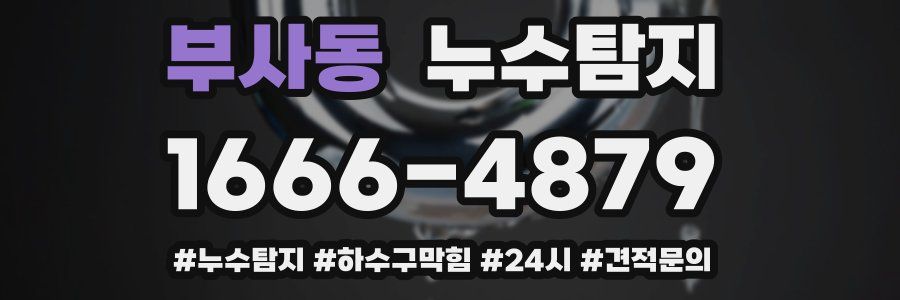 누수닥터 누수탐지