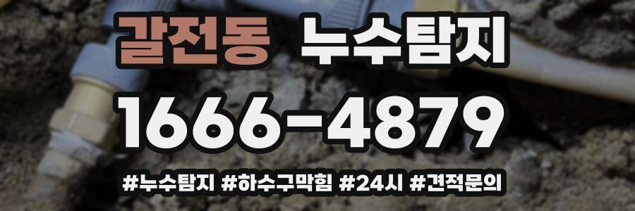 누수닥터 누수탐지