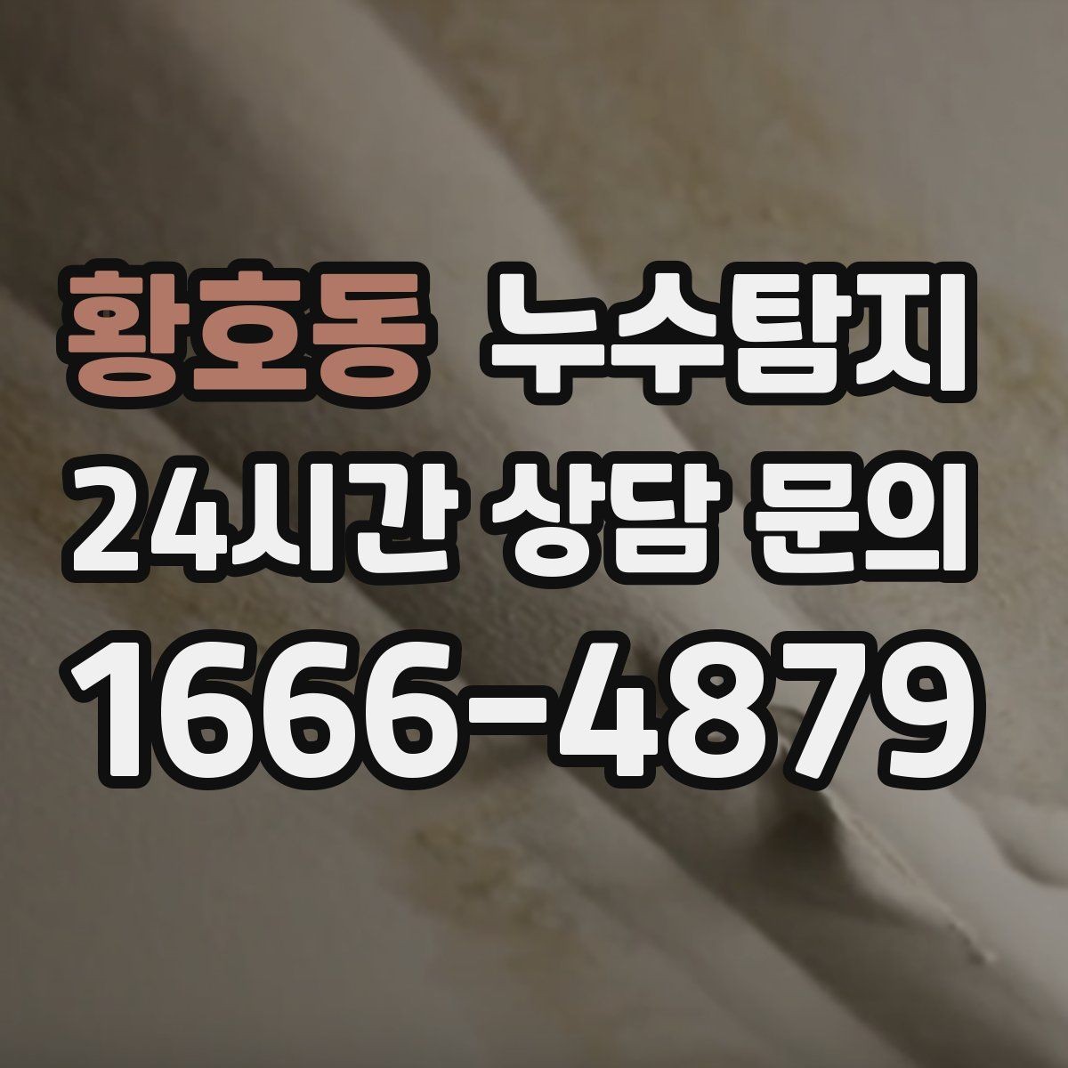 황호동 누수탐지 건조기 배기 주변 결로 구분을 위해