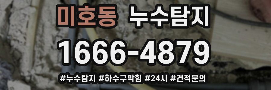 누수닥터 누수탐지