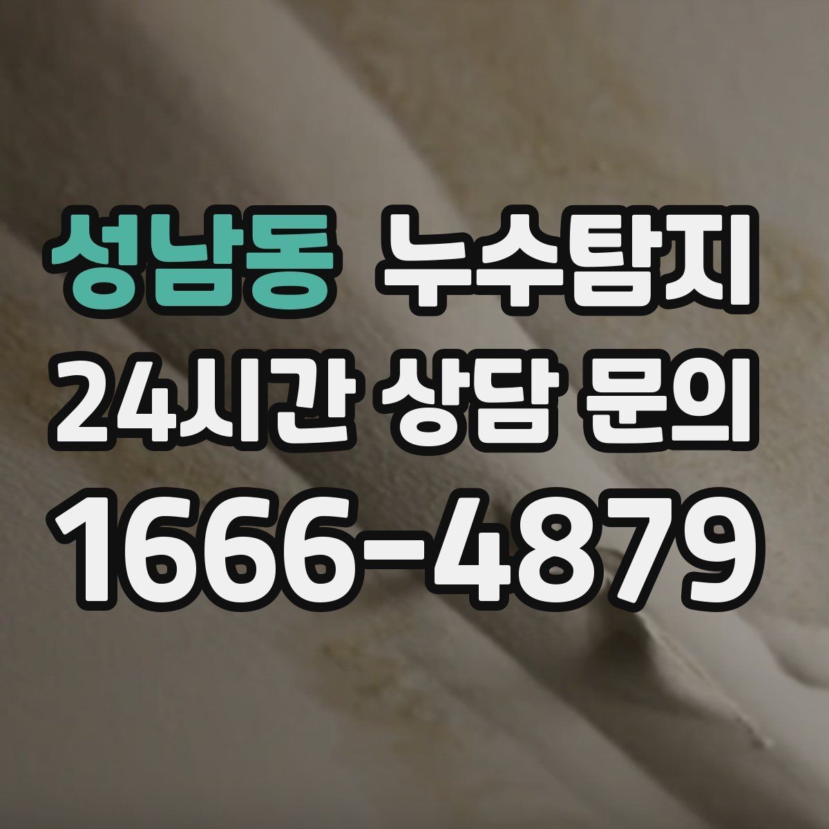 성남동 누수탐지 정확한 장비로 조기에 발견해 피해를 최소화합니다