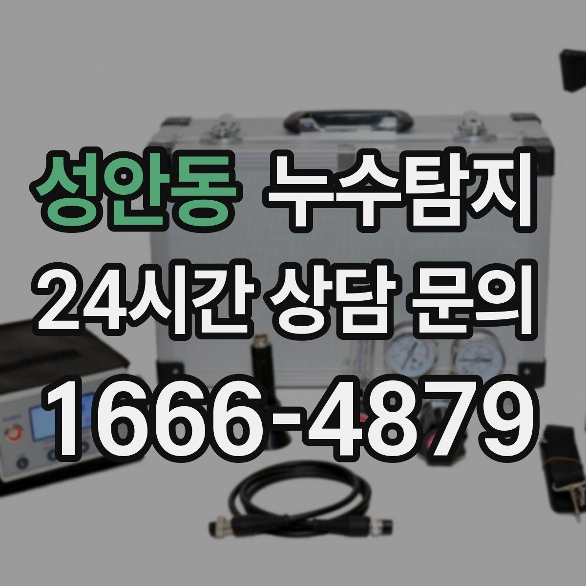 성안동 누수탐지 사진 영상 데이터 비교 사례