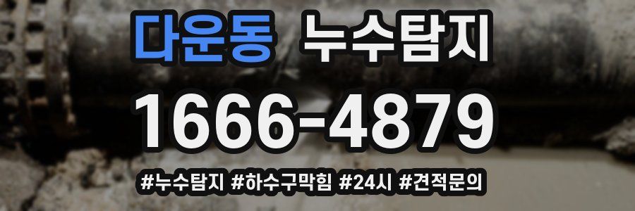 누수닥터 누수탐지