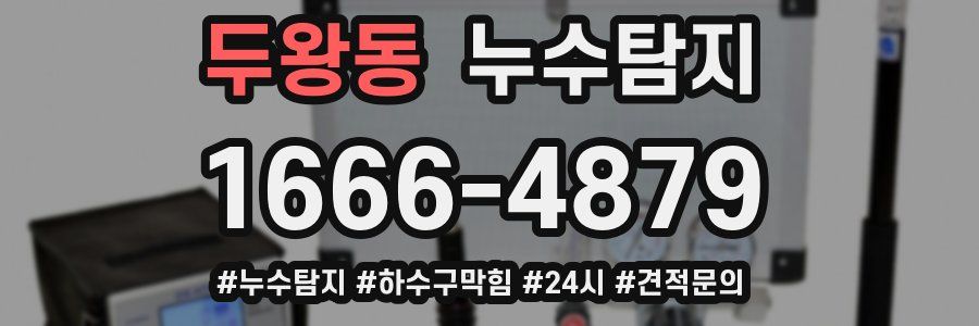 누수닥터 누수탐지
