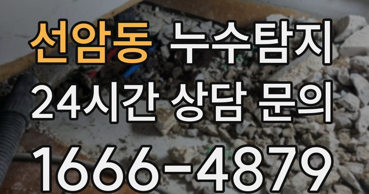 하수구막힘