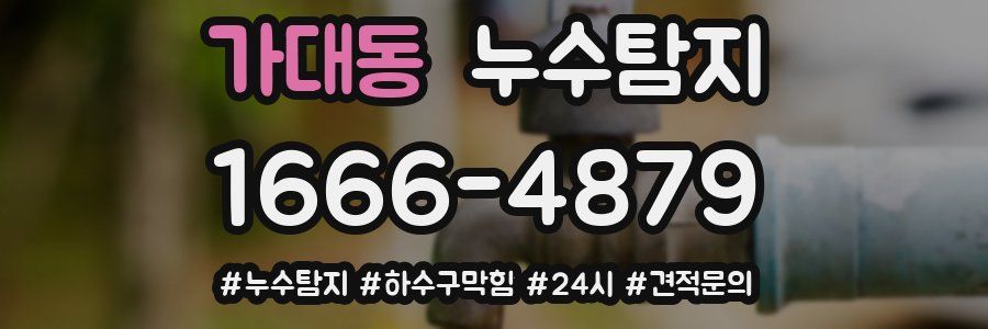 누수닥터 누수탐지