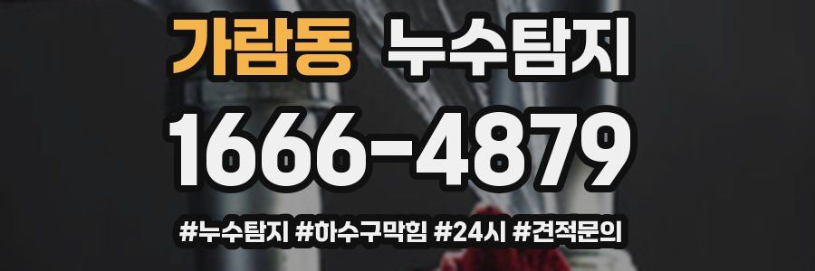 누수닥터 누수탐지
