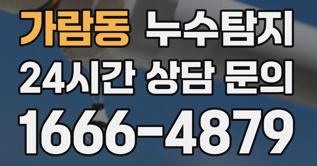 하수구막힘