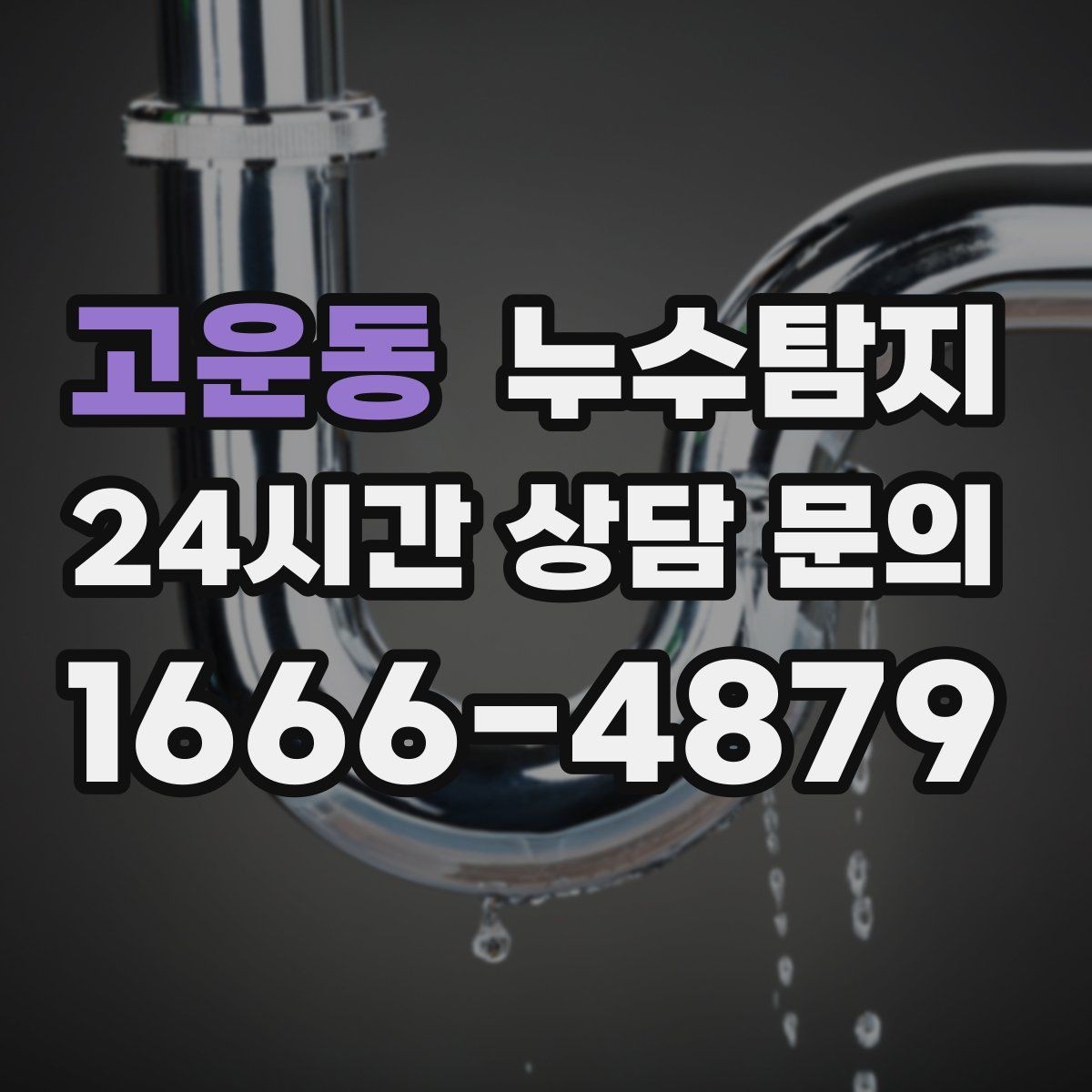 고운동 누수탐지 촬영 데이터로 확인한 변화