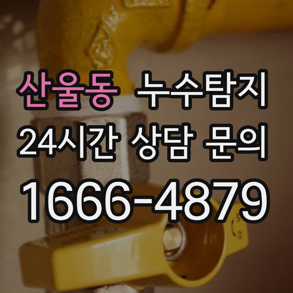 산울동 누수탐지 재산 피해로 발전하기 전에