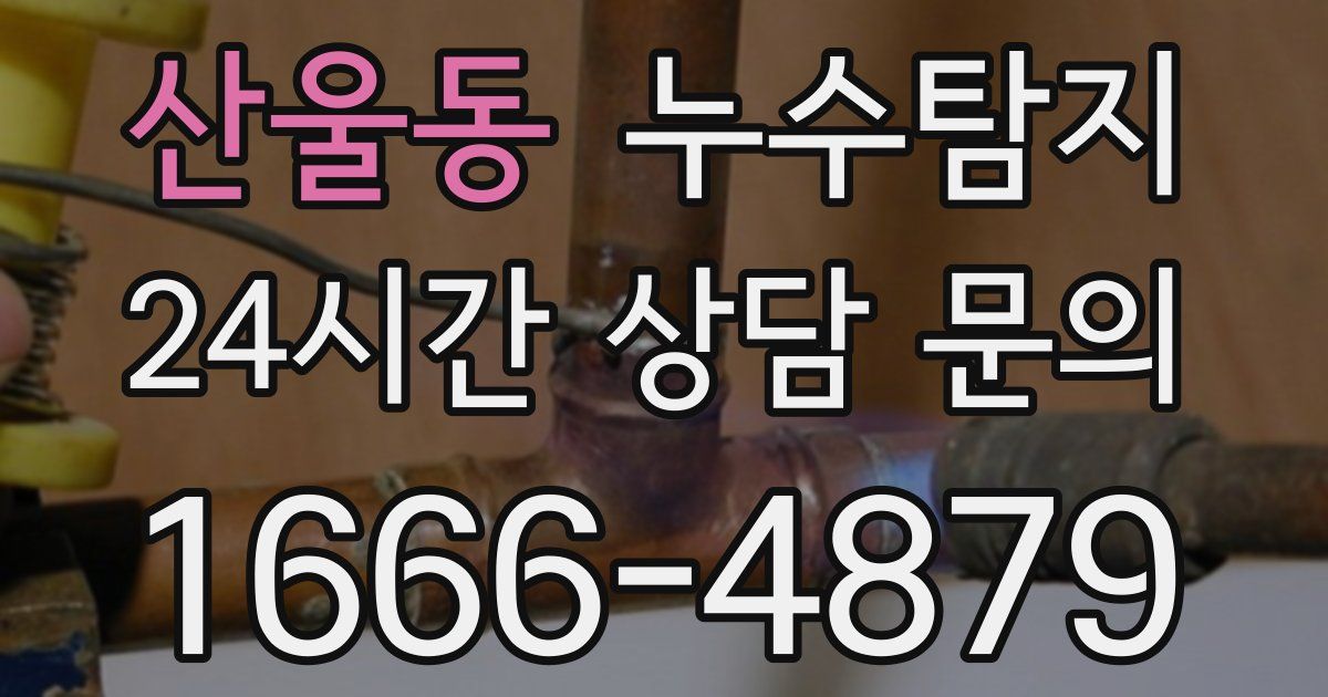 하수구막힘
