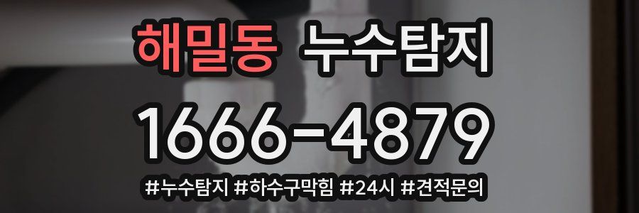 누수닥터 누수탐지