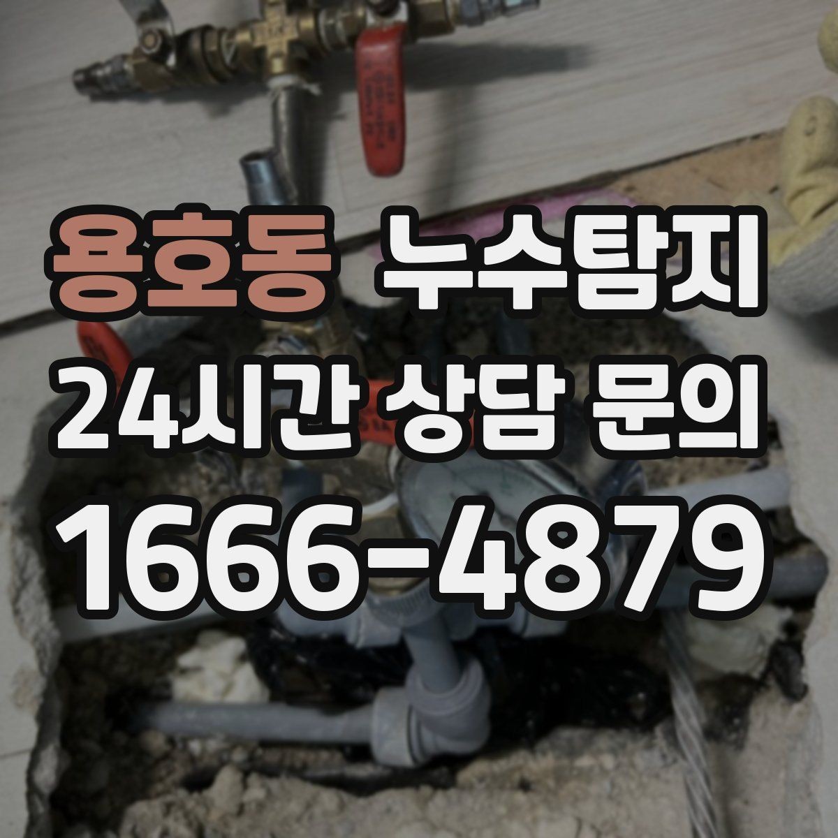 용호동 누수탐지 바닥 습기 원인과 복구 과정