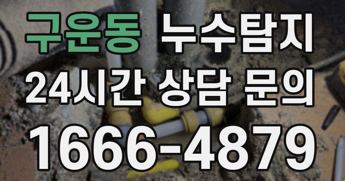 하수구막힘