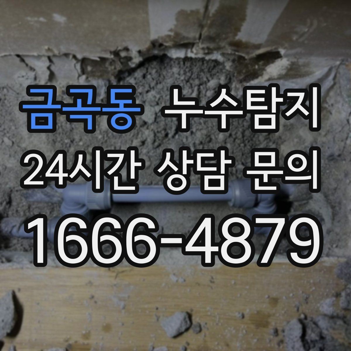 금곡동 누수탐지 벽체 내부 소리로 찾은 단서