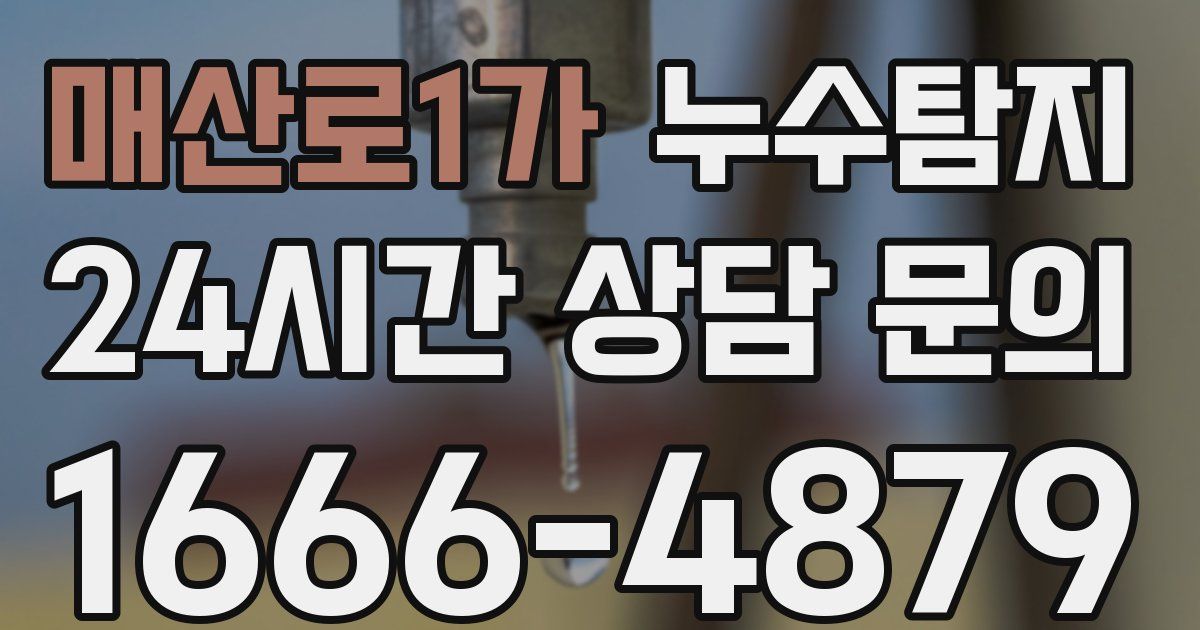 하수구막힘