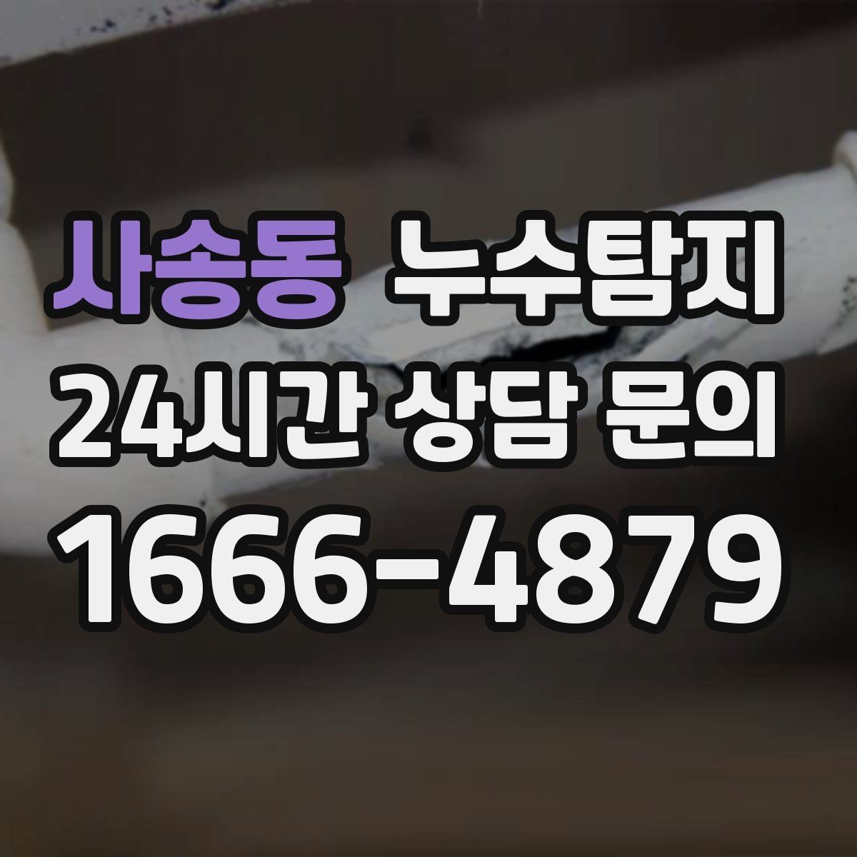 사송동 누수탐지 이사 전 하자 사전 점검