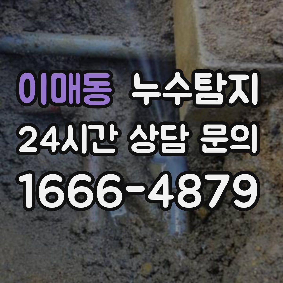 이매동 누수탐지 욕실 주방 배관 누수 점검