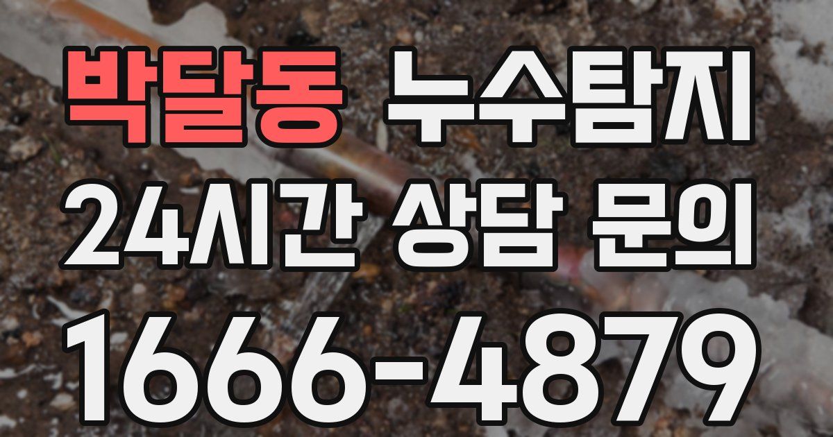 하수구막힘
