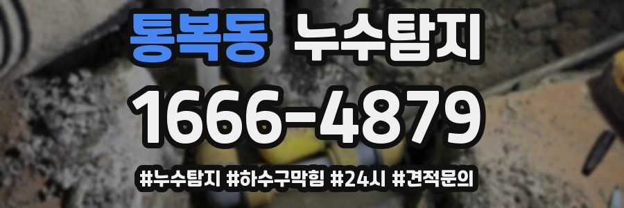 누수닥터 누수탐지