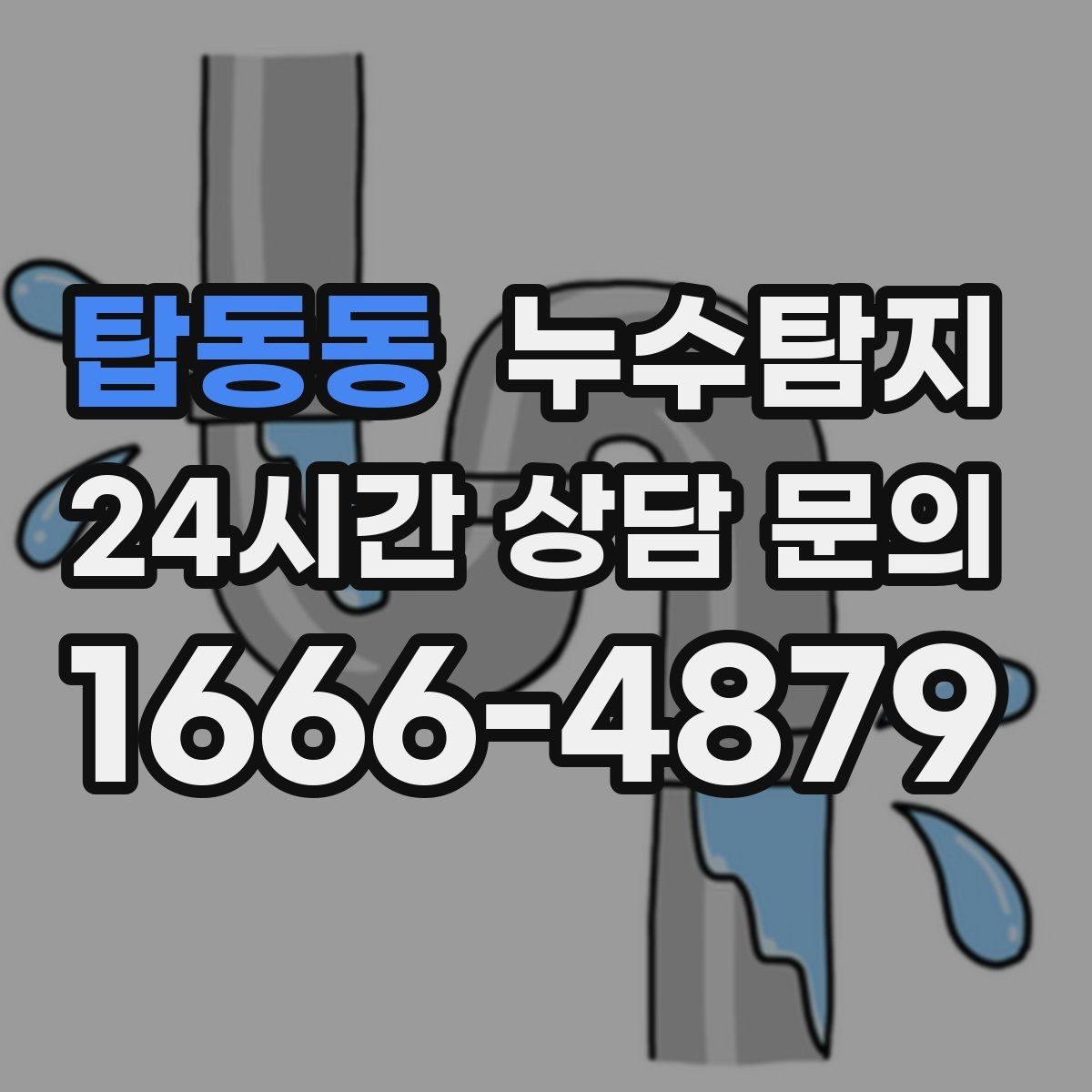 탑동동 누수탐지 타일 속 누수까지 꼼꼼히