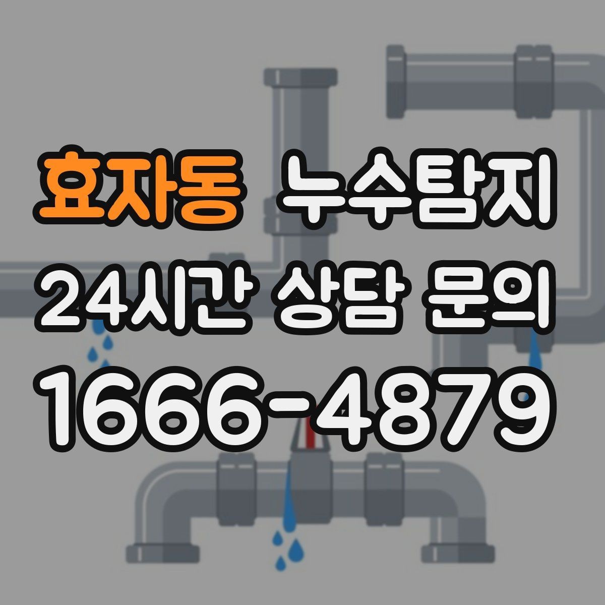 효자동 누수탐지 방문 가능 지역 예약 팁 공유