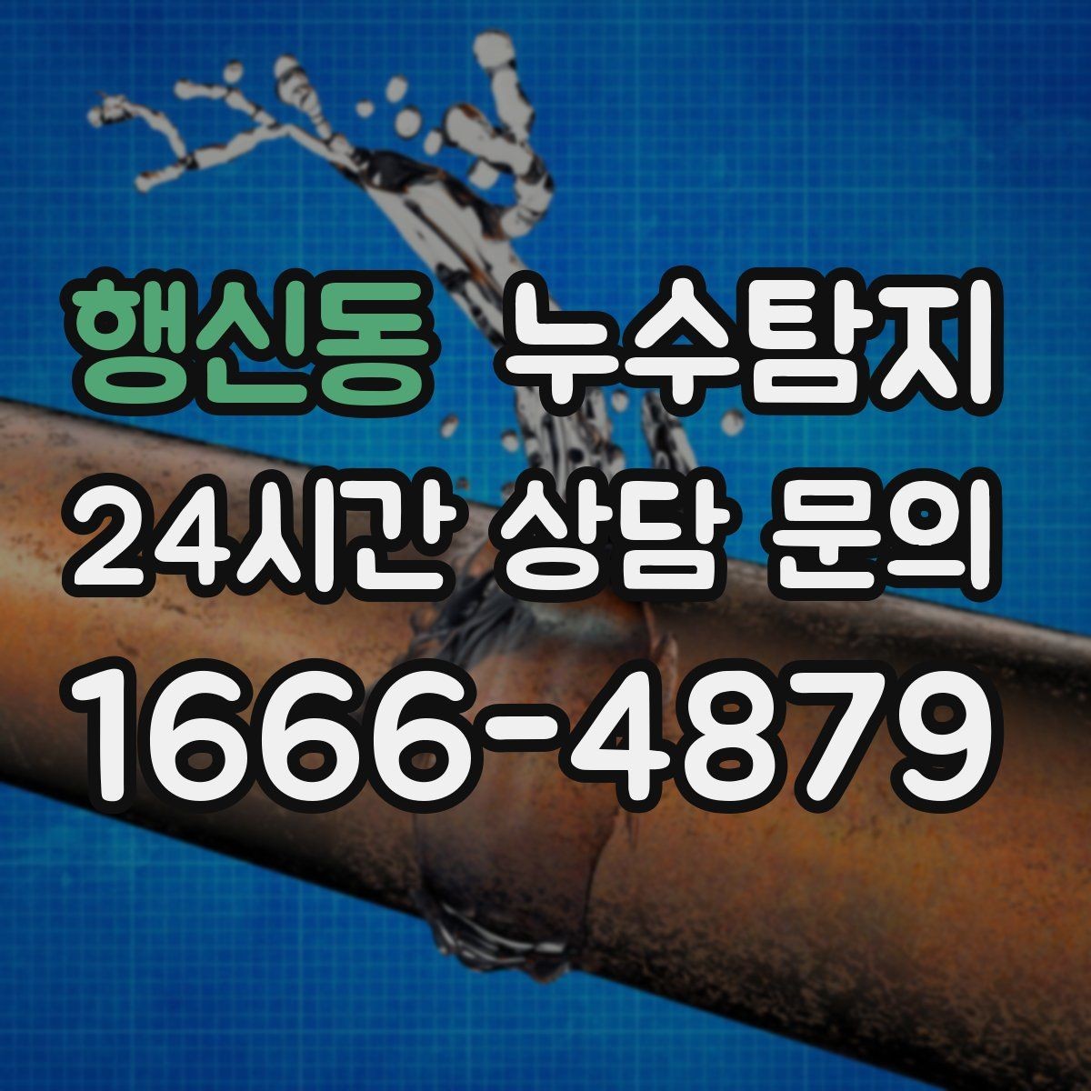 행신동 누수탐지 욕실 주방 배관 누수 점검