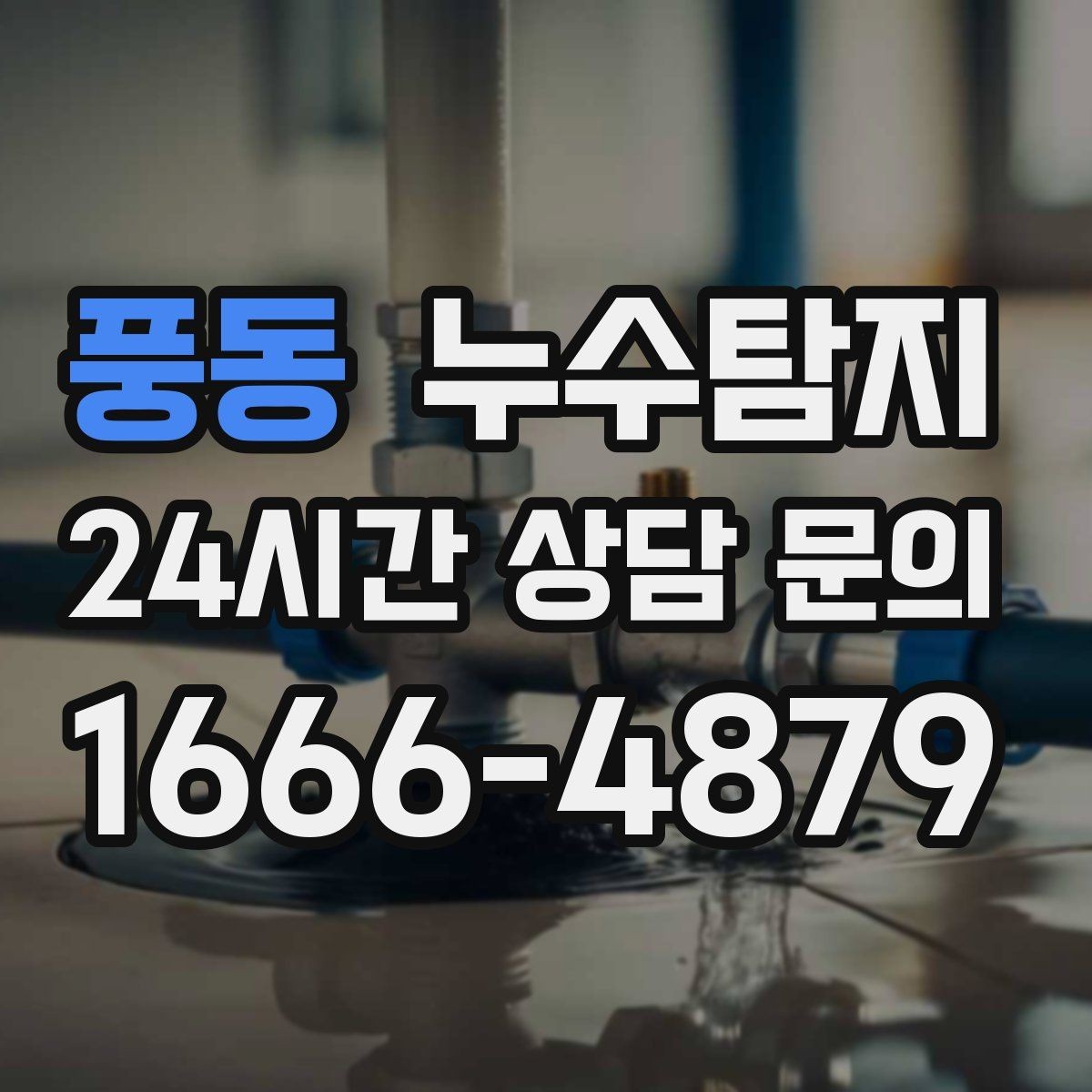 풍동 누수탐지 보이지 않는 누수 원인 추적