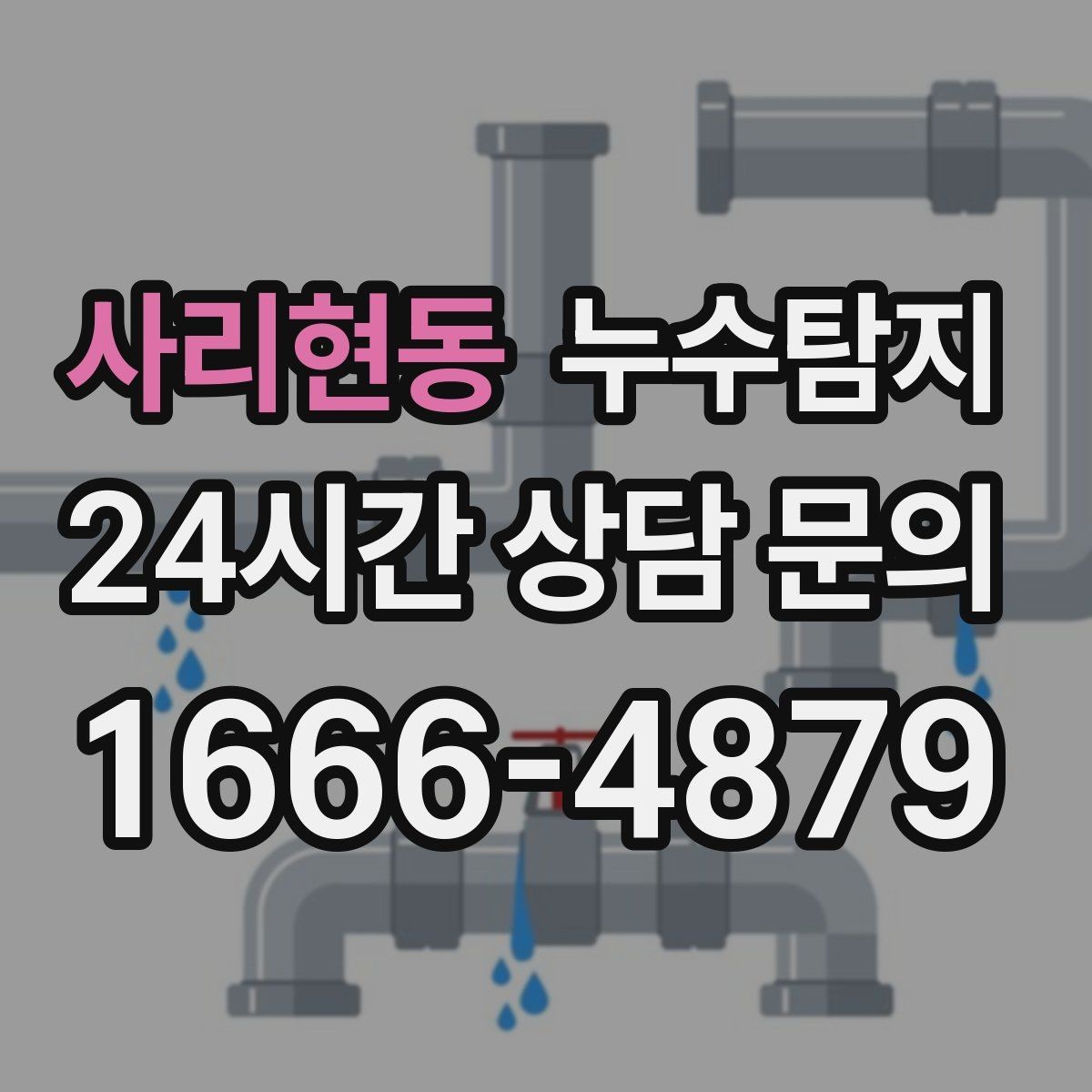 사리현동 누수탐지 옥상 우수 유입 차단