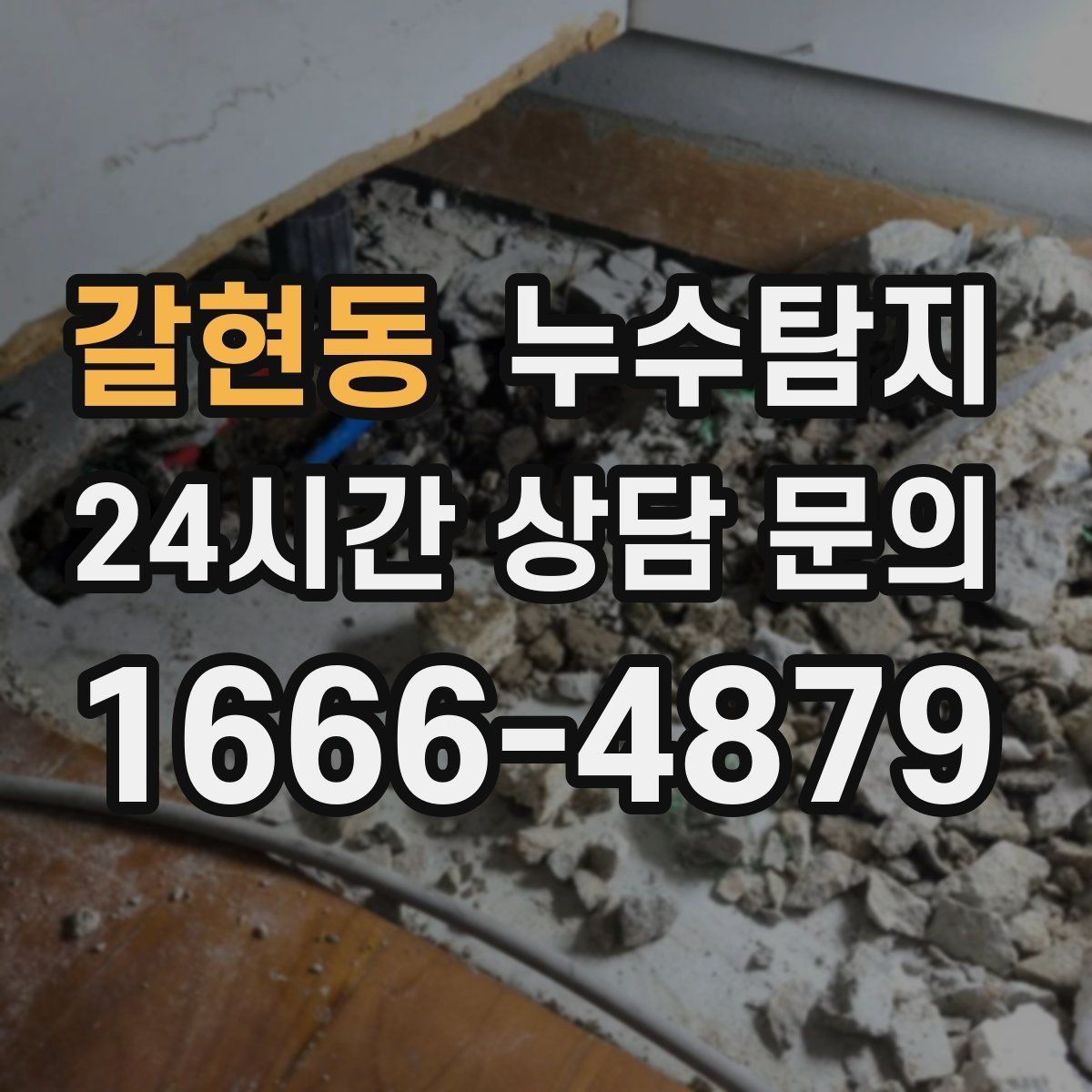 갈현동 누수탐지 현관 타일 습기 해결 과정